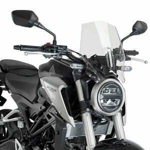 在庫あり Puig 9734W スクリーン バイザー HONDA CB125R/ CB250R/ CB300R NEO SPORTS CAFE (18-23)[クリア] プーチ NEW GENERATION