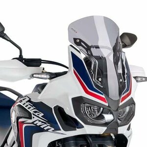 在庫あり Puig 8904H スクリーン HONDA CRF1000L AFRICA TWIN (16-19) [スモーク] プーチ レーシング タイプ