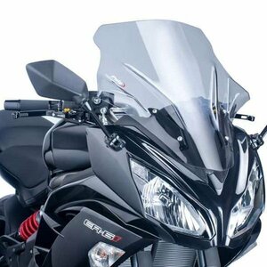 在庫あり Puig 5998H スクリーン Kawasaki Ninja400R/ ER-6f (12-16) [スモーク] プーチ レーシング タイプ