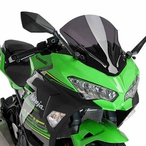 在庫あり Puig 9976F スクリーン Ninja400 Ninja250 (18-19) ニンジャ400 ニンジャ250 [ダークスモーク] プーチ レーシング