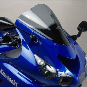 在庫あり Puig 4057H スクリーン Kawasaki ZZR1400 ZX-14R (06-21) [スモーク] プーチ レーシング タイプ