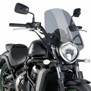 在庫あり Puig 8164H スクリーン バイザー Kawasaki VULCAN S (15-18) [スモーク] プーチ NEW GENERATION