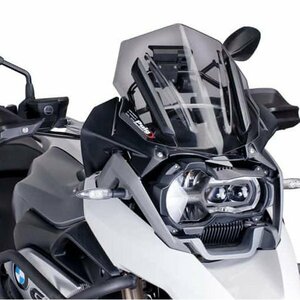 在庫あり Puig 6487F スクリーン BMW R1200GS (13-18)/ R1200GS ADVENTURE (14-18) [ダークスモーク] プーチ レーシング タイプ