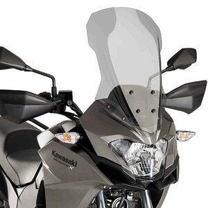 在庫あり Puig 9710H スクリーン Kawasaki VERSYS-X300/ X250 (17-20) [スモーク] プーチ ツーリング タイプ