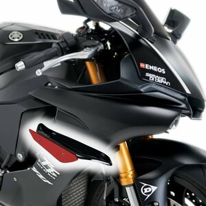 【期間限定SALE】Puig 9766R サイドスポイラー ウイングレット [レッド] YZF-R1 (15-19)/ YZF-R1M (17-19) プーチ