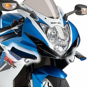 在庫あり Puig 3163A サイドスポイラー ウイングレット [ブルー] SUZUKI GSX-R750 / GSX-R600 (11-16) プーチ