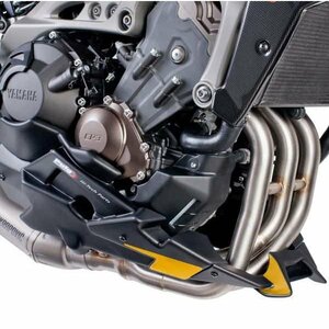 在庫あり Puig 7540J エンジンスポイラー YAMAHA MT-09 (13-16)/ MT-09 TRACER (15-18) ( アクラポビッチ 用) [マットブラック] プーチ