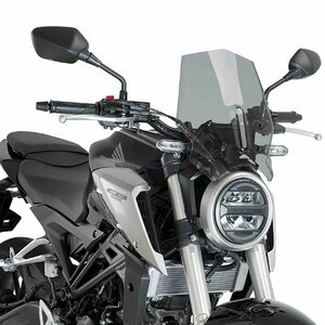 在庫あり Puig 9734H スクリーン バイザー HONDA CB125R/ CB250R/ CB300R NEO SPORTS CAFE (18-23)[スモーク] プーチ NEW GENERATION