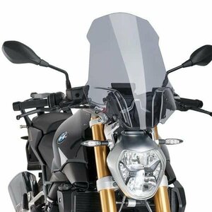 在庫あり Puig 8165H スクリーン バイザー BMW R1200R (15-18) [スモーク] プーチ NEW GENERATION