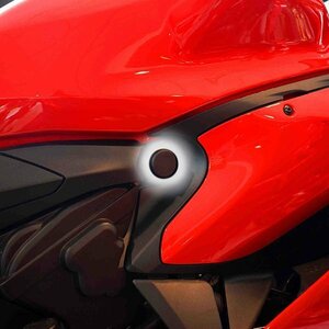  stock equipped Puig 9631N frame cap DUCATI 899 PANIGALE (14-15)/ 959 PANIGALE (16-19) Poo-chi 