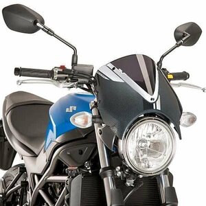 在庫あり Puig 8927F スクリーン バイザー カーボンプリント SUZUKI SV650 (16-23) [ダークスモーク] プーチ NEW GENERATION