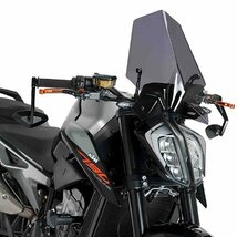 在庫あり Puig 9668F スクリーン バイザー KTM 790DUKE (18-) [ダークスモーク] プーチ NEW GENERATION_画像1