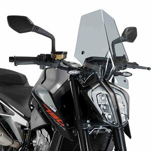 在庫あり Puig 9668H スクリーン バイザー KTM 790DUKE (18-) [スモーク] プーチ NEW GENERATION