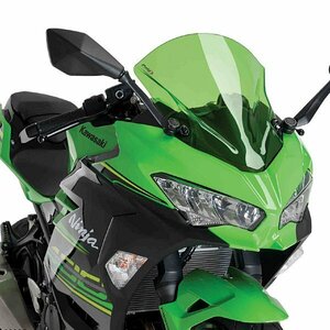 在庫あり Puig 9976V スクリーン YAMAHA Ninja400 (18-22) Ninja250 (18-22)ニンジャ [グリーン] プーチ レーシング タイプ