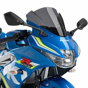 在庫あり Puig 9721F スクリーン SUZUKI GSX-R125 (17-23) [ダークスモーク] プーチ レーシング タイプ