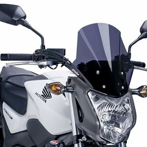 在庫あり Puig 5991F スクリーン HONDA NC700S (12-13)/ NC750S (14-19) [ダークスモーク] プーチ レーシング タイプ