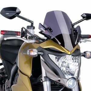 在庫あり Puig 5645F スクリーン バイザー HONDA CB1000R (11-16)　[ダークスモーク] プーチ NEW GENERATION