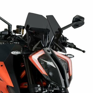 在庫あり Puig 20425F スクリーン バイザー ショート KTM 1290SUPERDUKE R (20-23)/ EVO (22-23)[ダークスモーク] プーチ NEW GENERATION