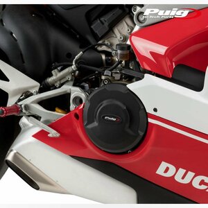 在庫あり Puig 20139N エンジン カバー プロテクター PANIGALE V4 (18-21)/ PANIGALE 1100 V4 SP/ PANIGALE 1100 V4R プーチ