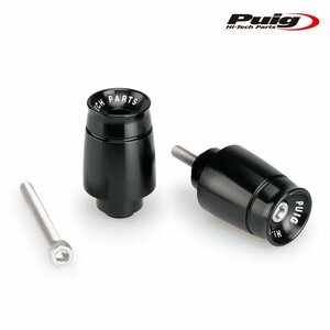 在庫あり Puig 21009N SHORT BAR END WEIGHTS WITH RIM HONDA [ブラック] ハンドルバーエンド プーチ