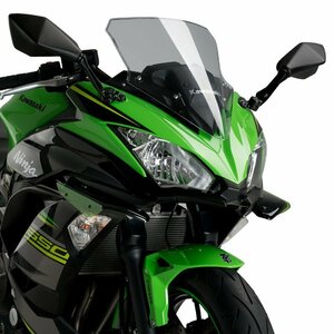 【期間限定SALE】Puig 3835V サイドスポイラー ウイングレット [グリーン] Ninja650 (17-19) プーチ