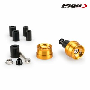 在庫あり Puig 21016O SPEED BAR END 汎用 M6 [ゴールド] ハンドルバーエンド プーチ