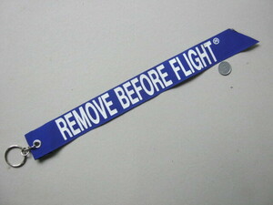 REMOVE BEFORE FLIGHT　大（青）　未使用品