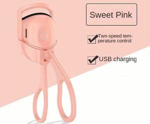USB充電ホットビューラー　ピンク
