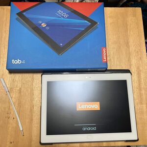 Lenovo TAB4 10.1インチ メモリー2GB ストレージ16GB ホワイト ソフトバンク　フルセグ