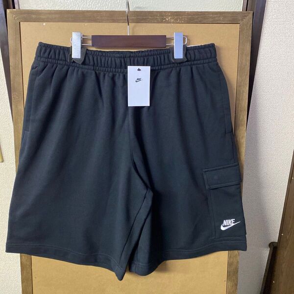 【新品】NIKE ビッグサイズ ウエストリブ スウェットショートパンツ XXLサイズ