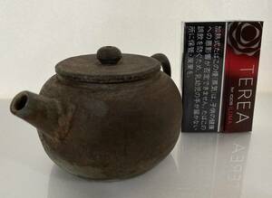 茶道具　小ぶりな急須　その1　検：中国　唐物　古美術　骨董　アンティーク　旧家蔵出し　煎茶道具　施釉陶　朱泥