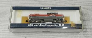 TOMIX 2205 J.N.Diesel Locomotive DE-10 国鉄DE10形ディーゼル機関車　動作未確認　パーツ取れありジャンク　現状品