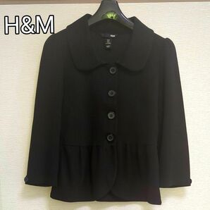 H&M 黒ジャケット