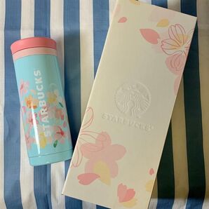 SAKURA2018ステンレススクリューボトルブルー330ml さくら STARBUCKS