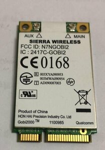 Gobi2000 SIERRA WIRELESS T77Z102.29 LF N7NGOBI2 2417C-GOBI2 無線LANカード