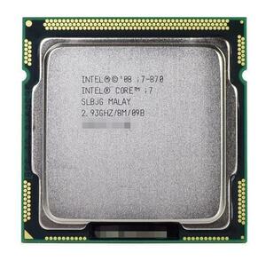  desk top CPU INTEL Core i7-870 2.93GHz operation verification settled several have 