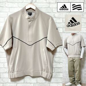 adidas GOLF アディダスゴルフ ハーフジップシャツ 半袖 ジャージ