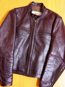 AERO Leather エアロレザー シングル ライダース ジャケット ホースハイド 馬革 ダートライダー チェリー カフェレーサー 