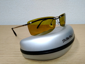 FLAT HEAD Flat Head titanium frame Biker shade beautiful goods clear yellow square lens sunglasses 