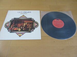 △クリーム『ＬＩＶＥ・ＣＲＥＡＭ　ＶＯＬＵＭＥ』ＬＰ盤【クリーニング/視聴済】曲目記載洋楽国内盤（MP2247）