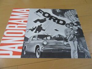  Ford V^63 year 5 month England version panorama old car catalog 