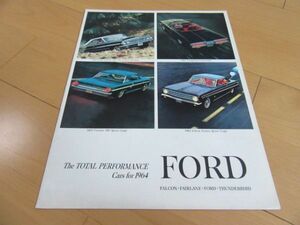  Ford V^64 year Canada version Ford series old car catalog 