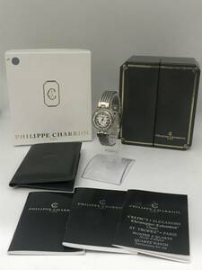 【稼働品】 PHILIPPE CHARRIOL フィリップ シャリオール ケルティック デイト クォーツ 電池交換済 腕時計 レディース ファッション 