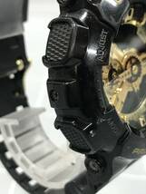 稼働品 CASIO カシオ G-SHOCK ジーショック PROTECTION GA-110GB ブラック系 アナデジ 腕時計 時計 ファッション 趣味 コレクター _画像7
