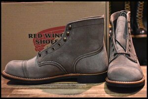 [9.5D box attaching unused 22 year ] Red Wing 8087 iron Ranger mules skinner rough out braided up boots redwing HOPESMORE