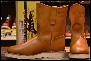 【7.5E 箱付 未使用 11年】レッドウィング 9866 ゴールドラセット ペコス クッションソール 茶 ブーツ redwing pecos HOPESMORE