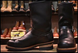 [8.5D superior article old Silhouette 06 year ] Red Wing 2268 engineer black black steel tu boots redwing HOPESMORE