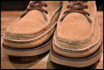 【7.5E 良品】RUSSELL MOCCASIN ラッセルモカシン スポーティングクレーチャッカ ダブルモカシン ララミースエード 短靴 ブーツ HOPESMORE_画像5