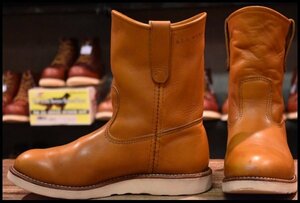 【7.5E 良品 11年】レッドウィング 9866 ゴールドラセット ペコス 茶 クッションソール プルオン ブーツ redwing pecos HOPESMORE