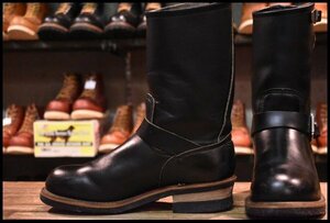 【7.5D 良品 PT91プリント】レッドウィング 2268 エンジニア ブラッククローム スチールトゥ プルオン ブーツ redwing HOPESMORE